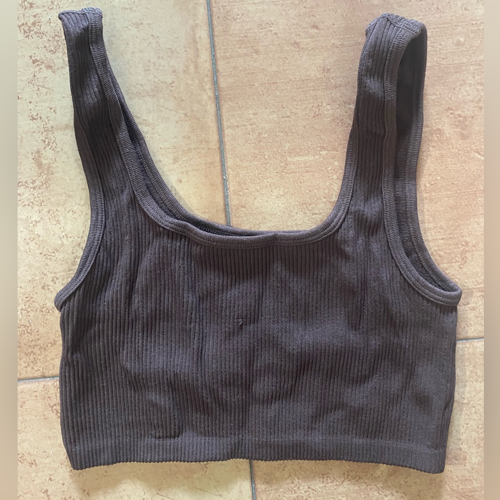 Brown Zara Crop Top, Size Xs/S